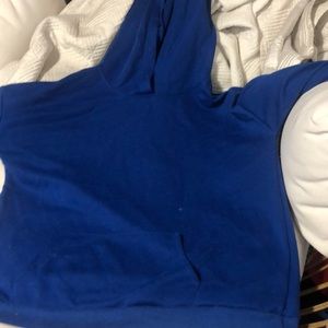 Blue hoodie